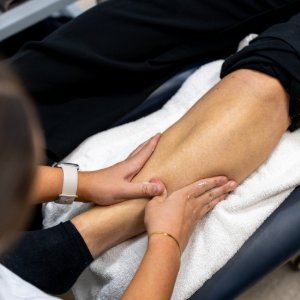 Podiatrist providing hands-on personalised care at Toowoomba Fungal Nail Clinic